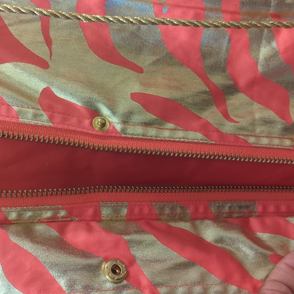 Red and Gold Mid-length Coat from the Collective Works by Berk 2 - Picture 4 of 12